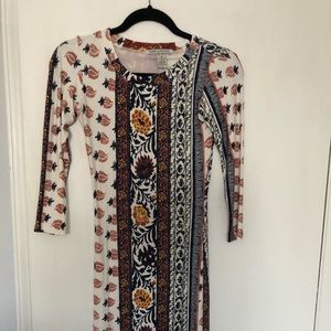 Boho bodycon dress
